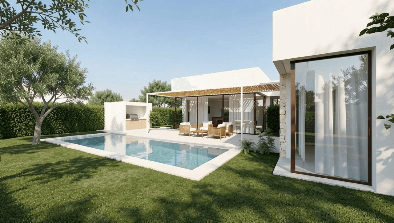 Villa in project of modern and Mediterranean style in Dénia.