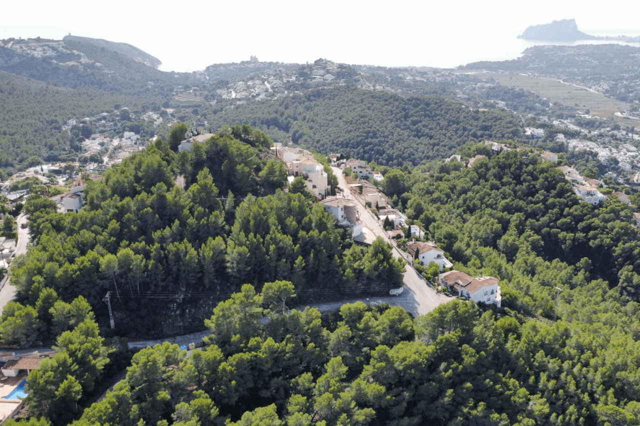Grondstuk til salg i Moraira, Alicante